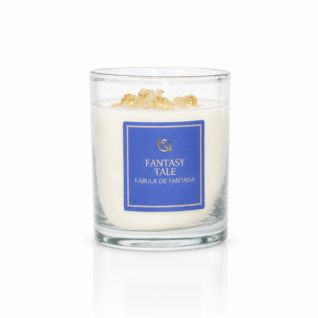 Vela aromática con cuarzos Fábula de fantasía 220g