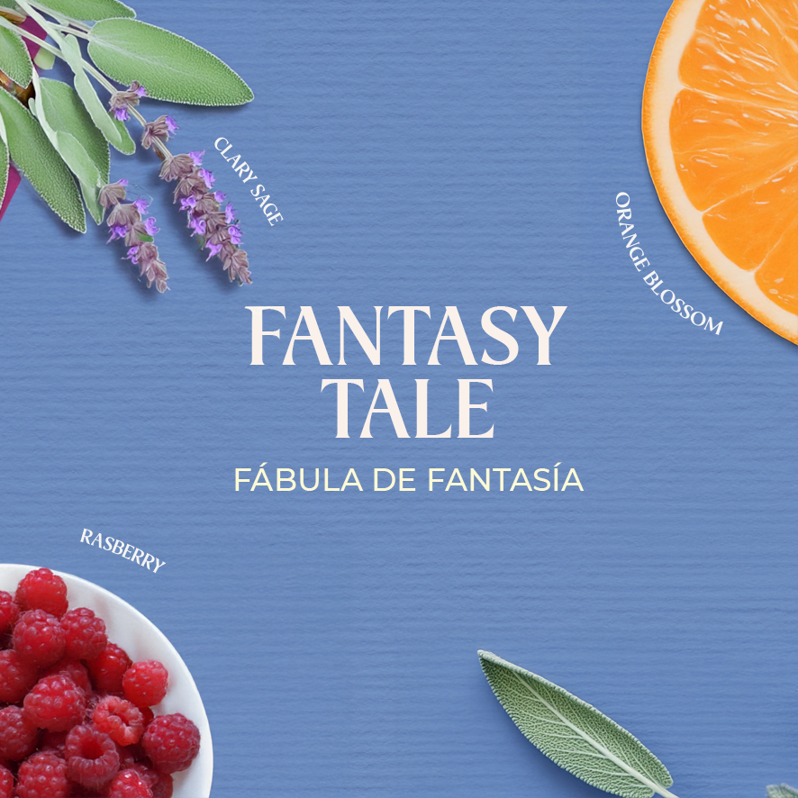 Vela aromática con cuarzos Fábula de fantasía 220g