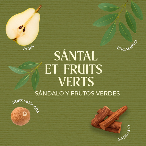 Home perfume Sándalo y frutos verdes 250 ml